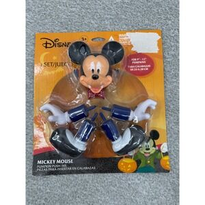 Disney Mickey Mouse Pumpkin Push-Ins Vampire Halloween Decor Set 220054